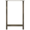 Baaripöydän jalat, luonnonvärinen teräs, 2 kpl, 60 x (90-91) cm, teräs