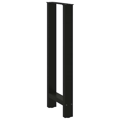 Baaripöydän jalat 2 kpl musta 40x(100-101) cm teräs