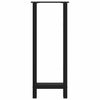 Baaripöydän jalat 2 kpl musta 40x(100-101) cm teräs