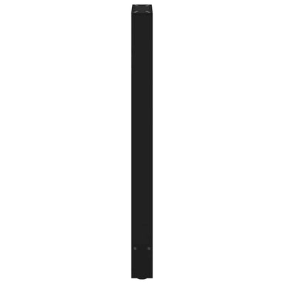 Baaripöydän jalat 2 kpl musta 40x(100-101) cm teräs