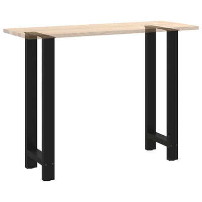Baaripöydän jalat 2 kpl musta 40x(100-101) cm teräs
