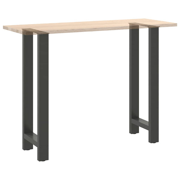 Baaripöydän jalat antrasiitti 2 kpl 40x(100-101) cm teräs