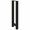 Baaripöydän jalat 2 kpl musta 50x(100-101) cm teräs