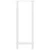 Baaripöydän jalat valkoinen 2 kpl 50x(100-101) cm teräs