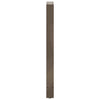 Baaripöydän jalat, luonnonvärinen teräs, 2 kpl, 50 x (100-101) cm, teräs