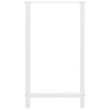 Baaripöydän jalat 2 kpl valkoiset 60x(100-101) cm teräs