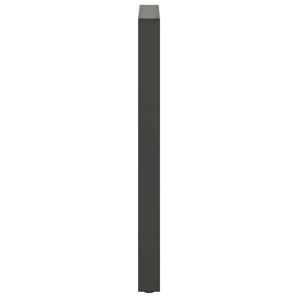 Baaripöydän jalat antrasiitti 2 kpl 60x(100-101) cm teräs