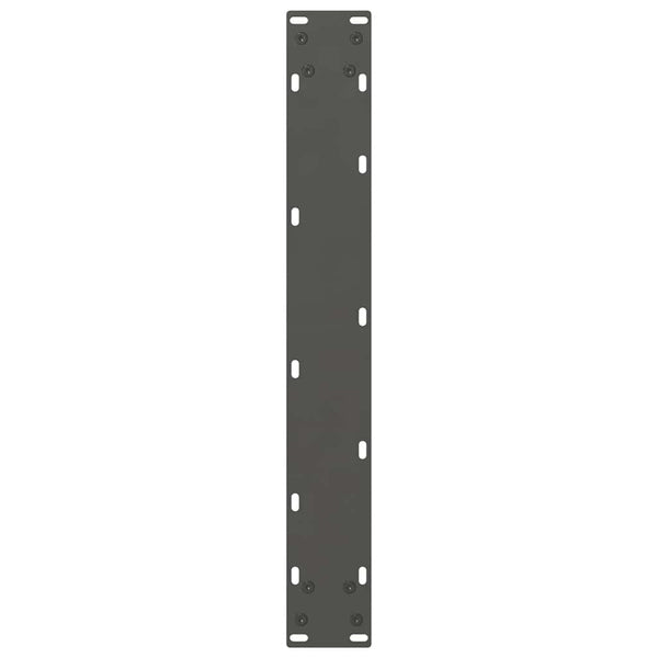 Baaripöydän jalat antrasiitti 2 kpl 60x(100-101) cm teräs