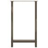 Baaripöydän jalat, luonnonvärinen teräs, 2 kpl, 60 x (100-101) cm, teräs