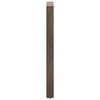 Baaripöydän jalat, luonnonvärinen teräs, 2 kpl, 60 x (100-101) cm, teräs