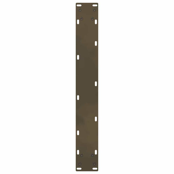 Baaripöydän jalat, luonnonvärinen teräs, 2 kpl, 60 x (100-101) cm, teräs