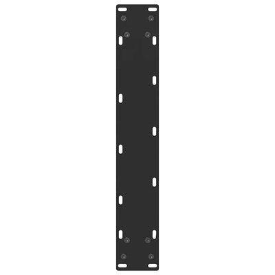 Baaripöydän jalat 2 kpl musta 40x(110-111) cm teräs