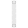 Baaripöydän jalat 2 kpl valkoiset 40x(110-111) cm teräs