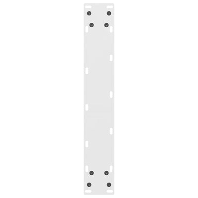 Baaripöydän jalat 2 kpl valkoiset 40x(110-111) cm teräs