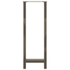 Baaripöydän jalat, luonnonvärinen teräs, 2 kpl, 40 x (110-111) cm, teräs