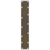Baaripöydän jalat, luonnonvärinen teräs, 2 kpl, 40 x (110-111) cm, teräs