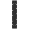 Baaripöydän jalat mustat 2 kpl 50x(110-111) cm teräs