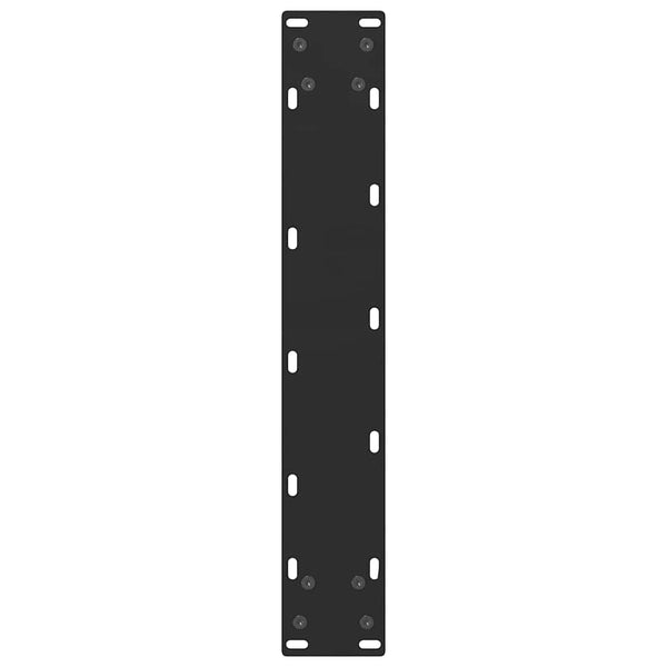 Baaripöydän jalat mustat 2 kpl 50x(110-111) cm teräs