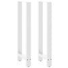 Baaripöydän jalat valkoinen 2 kpl 50x(110-111) cm teräs