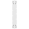 Baaripöydän jalat valkoinen 2 kpl 50x(110-111) cm teräs