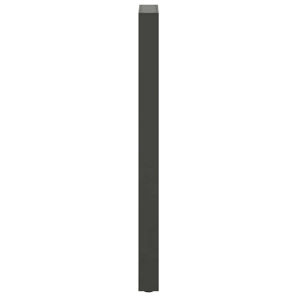 Baaripöydän jalat antrasiitti 2 kpl 50x(110-111) cm teräs
