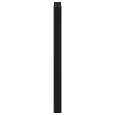 Baaripöydän jalat 2 kpl musta 60x(110-111) cm teräs