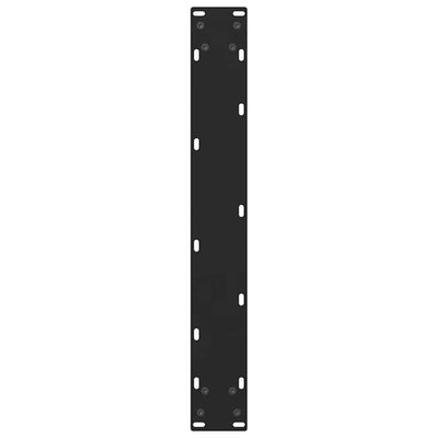 Baaripöydän jalat 2 kpl musta 60x(110-111) cm teräs
