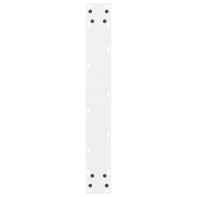 Baaripöydän jalat 2 kpl valkoiset 60x(110-111) cm teräs