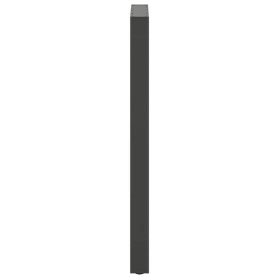 Baaripöydän jalat 2 kpl antrasiitti 60x(110-111) cm teräs