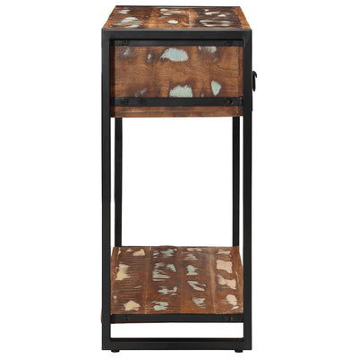 Monivärinen konsolipöytä Gorlet 100x35x75cm (massiivipuu kierrätetty)