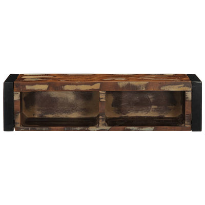 TV Kaappi Monivärinen 80x30x25 cm Massiivipuu kierrätetty