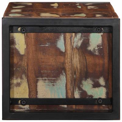 TV Kaappi Monivärinen 80x30x25 cm Massiivipuu kierrätetty