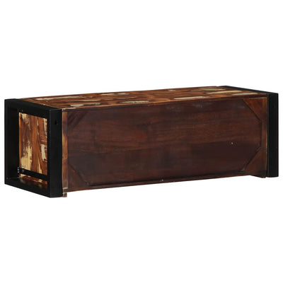 TV Kaappi Monivärinen 80x30x25 cm Massiivipuu kierrätetty