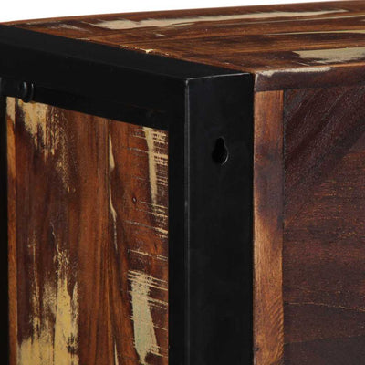 TV Kaappi Monivärinen 80x30x25 cm Massiivipuu kierrätetty