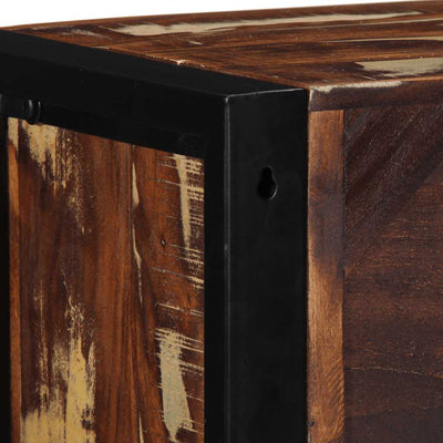 Monivärinen tv kaappi Areclia 80x30x25cm (massiivipuu kierrätetty)