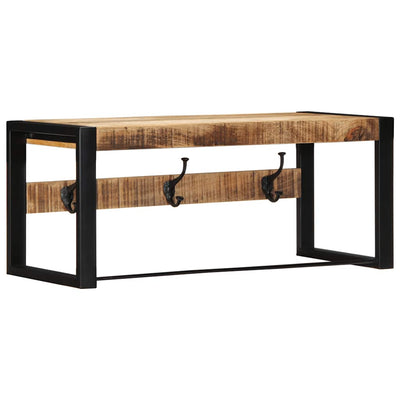 vidaXL-naulakko 80x35x35 cm Massiivipuuta mango