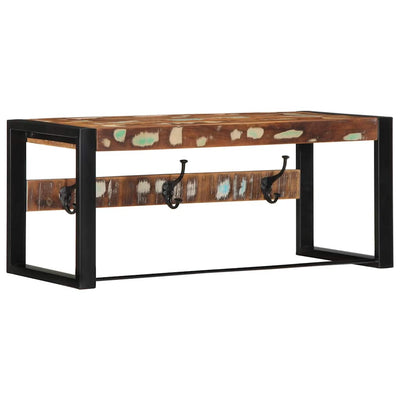 Monivärinen naulakko Nanie 80x35x35cm (massiivipuu, kierrätetty)