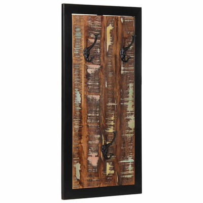 vidaXL-naulakko Monivärinen 40x2x80 cm Massiivipuu kierrätetty