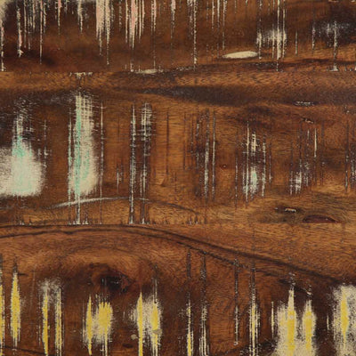 Monivärinen yöpöytäkaappi Jorjeta 40x35x25cm (massiivipuu kierrätetty)