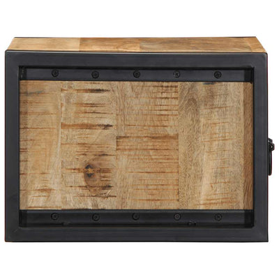 Yöpöytäkaapit 2 kpl 40x35x25 cm Massiivipuuta mango