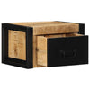 Yöpöytäkaapit 2 kpl 40x35x25 cm Massiivipuuta mango