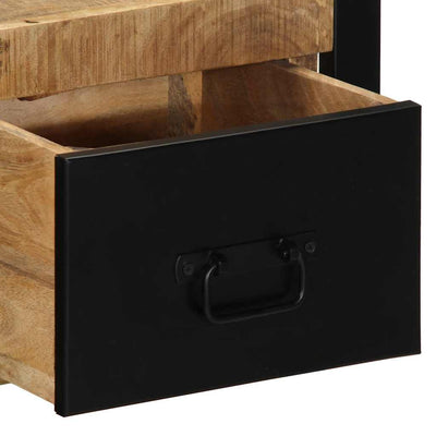 Yöpöytäkaapit Jorjeta 40x35x25cm (2 kpl massiivipuuta mango)