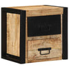 Yöpöytäkaapit 2 kpl 40x35x40 cm Massiivipuuta mango