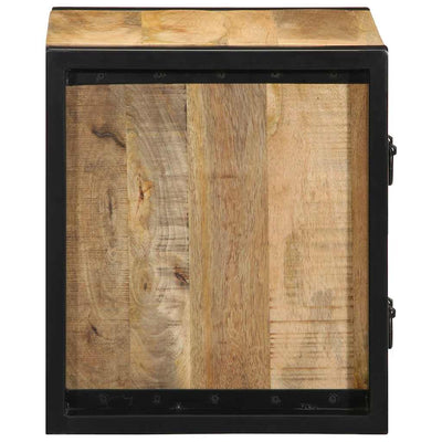 Yöpöytäkaapit 2 kpl 40x35x40 cm Massiivipuuta mango