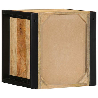 Yöpöytäkaapit 2 kpl 40x35x40 cm Massiivipuuta mango