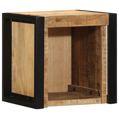 Yöpöytäkaapit 2 kpl 40x35x40 cm Massiivipuuta mango