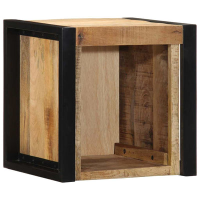 Yöpöytäkaapit 2 kpl 40x35x40 cm Massiivipuuta mango