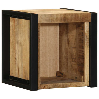 Yöpöytäkaapit 2 kpl 40x35x40 cm Massiivipuuta mango