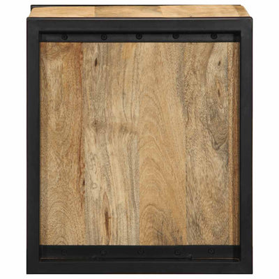 Yöpöytäkaapit 2 kpl 40x35x40 cm Massiivipuuta mango