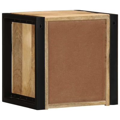 Yöpöytäkaapit 2 kpl 40x35x40 cm Massiivipuuta mango
